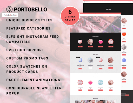 Details About the Portobello Rise BigCommerce Theme.
