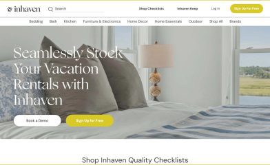 Inhaven&lsquo;s homepage interface