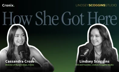 Featured image of Lindsey Scoggins discussing her Custom Jewelry Journey on the How She Got Here Podcast
