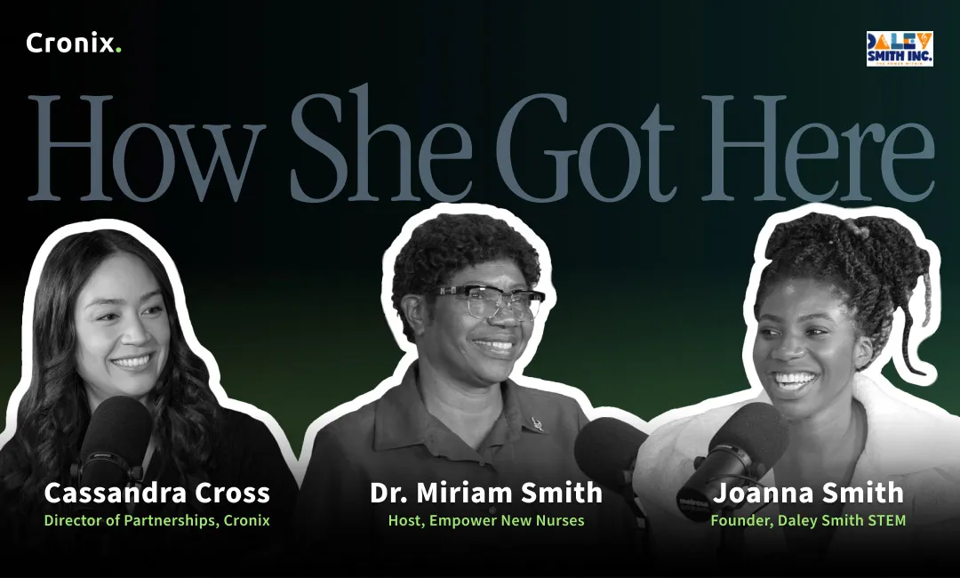 Promotional Graphic of HSGH Featuring Dr. Miriam Smith, Dr. Joanna Smith, and Cassandra Cross.