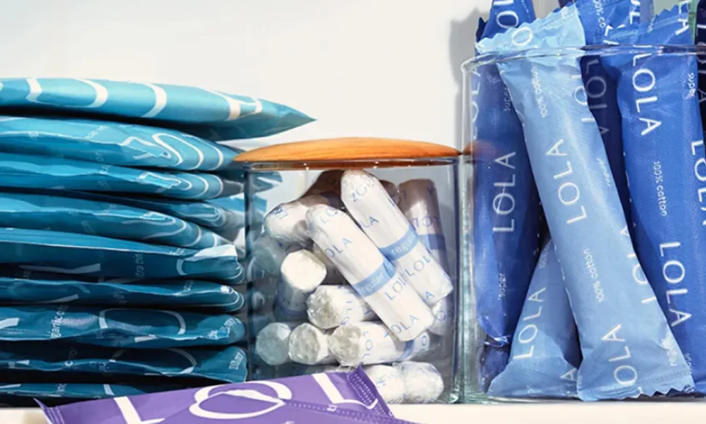 Lola's organic cotton tampons and pads, gynecologist-approved and transparent in ingredients.